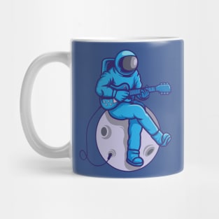 astronaut playing guitar 5 Mug